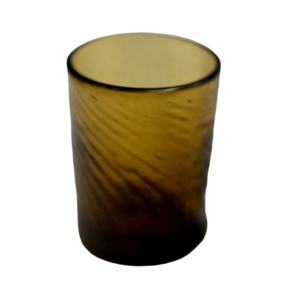 Amber Handblown Shot Glasses Mid-Century Vintage Set of 16 - 6 Small, 10 Medium - Picture 5 of 7